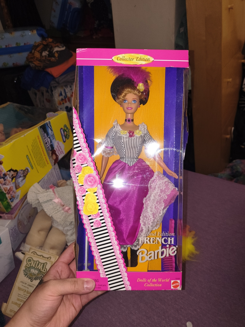 Barbie Collector Edition Pink Purple Yellow French Doll